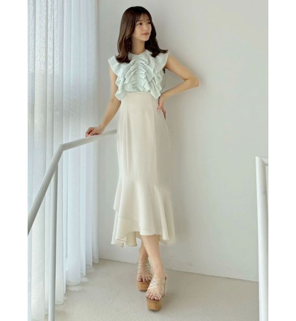 MERCURYDUO「リボンフリルブラウス」|シャツ・ブラウス|