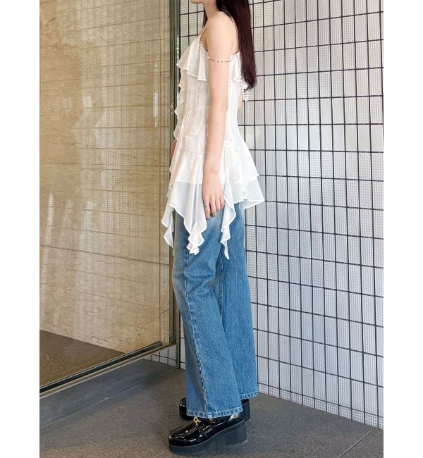 MERCURYDUO「ラッフルティアードブラウス」|シャツ・ブラウス|