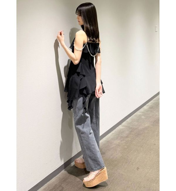 MERCURYDUO「ラッフルティアードブラウス」|シャツ・ブラウス|