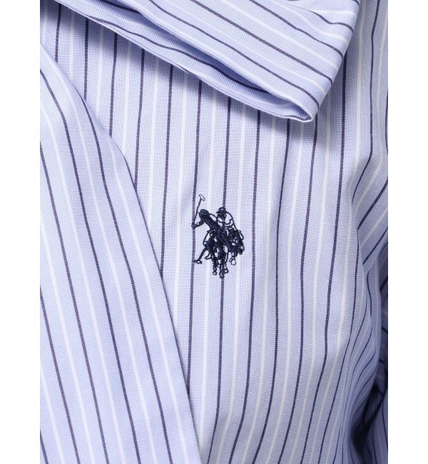 MERCURYDUO「U.S. POLO ASSN.別注ビッグリボンボリュームスリーブシャツ」|シャツ・ブラウス|