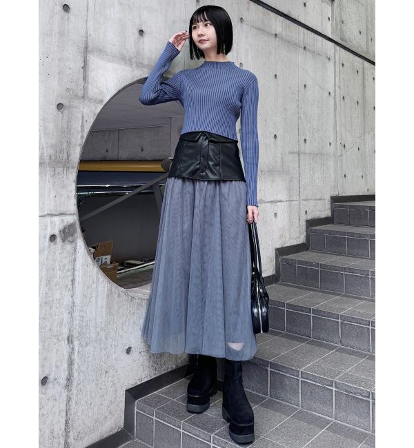 MURUA「プラットフォームスエードブーツ」|ショートブーツ|