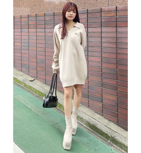 MURUA「プラットフォームスエードブーツ」|ショートブーツ|