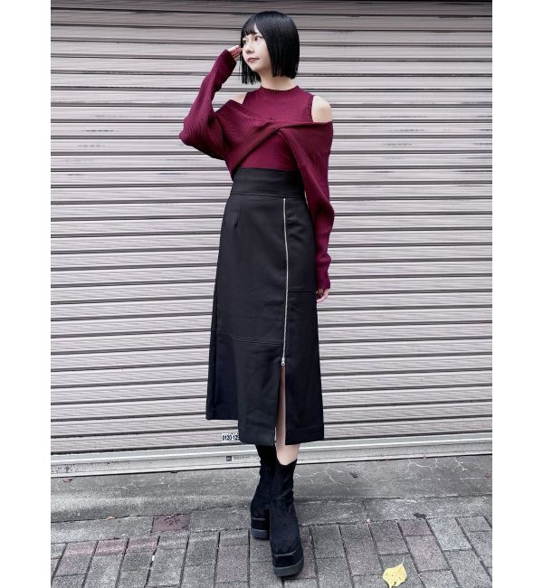 MURUA「プラットフォームスエードブーツ」|ショートブーツ|