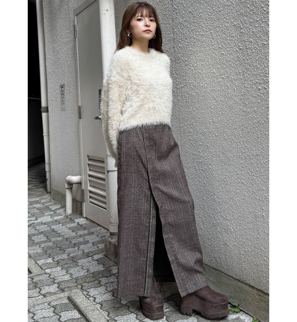 MURUA「ZIPスリットナロースカート」|スカート|