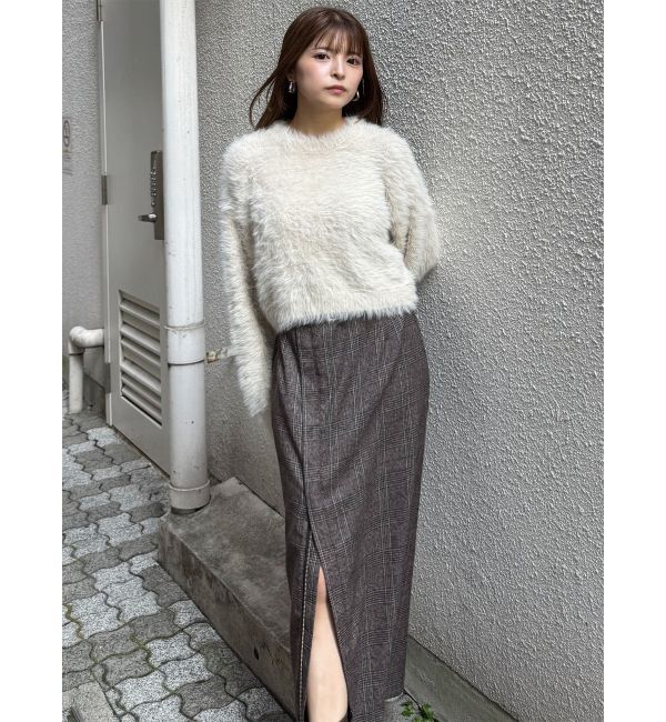 MURUA「ZIPスリットナロースカート」|スカート|