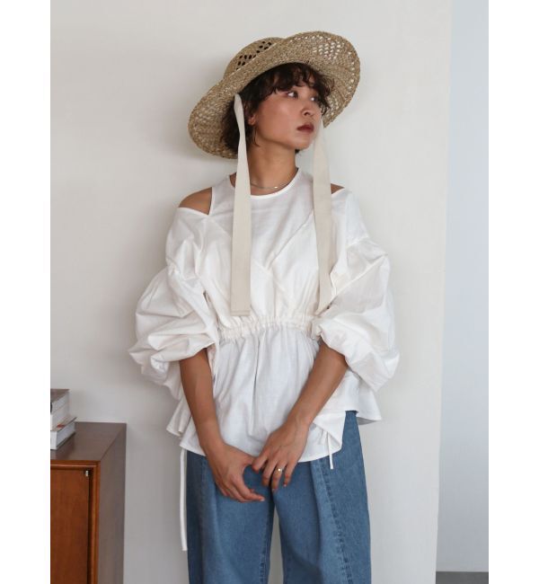 Ungrid「レイヤードデザインボリュームブラウス」|シャツ・ブラウス|