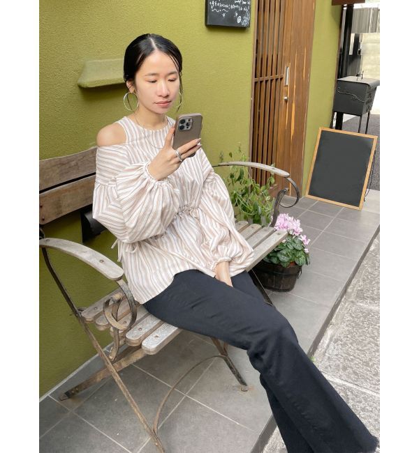 Ungrid「レイヤードデザインボリュームブラウス」|シャツ・ブラウス|