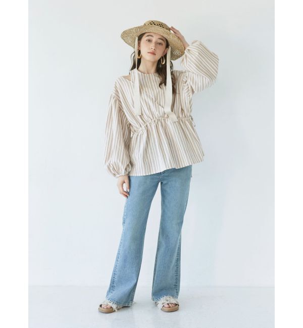 Ungrid「レイヤードデザインボリュームブラウス」|シャツ・ブラウス|