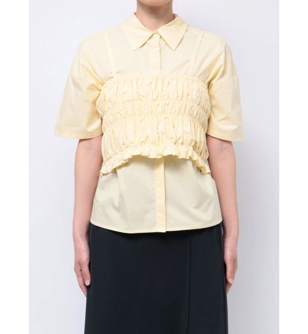 Ungrid「マルチウェイビスチェレイヤードシャツ」|シャツ・ブラウス|