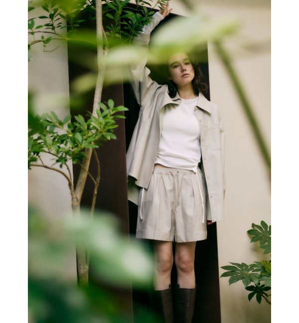 Ungrid「フェイクレザーショートパンツ」|その他|