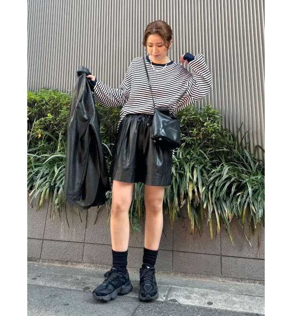 Ungrid「フェイクレザーショートパンツ」|その他|