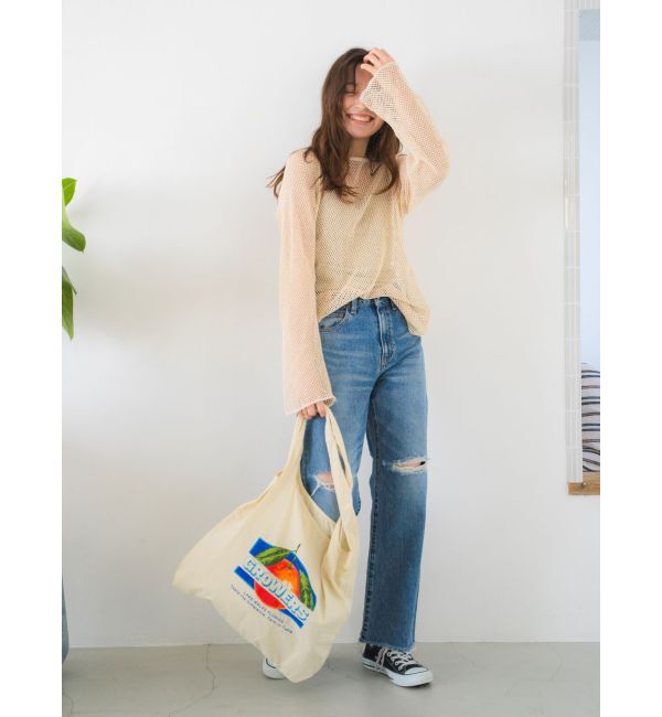 Ungrid「メッシュロングスリーブTee」|Tシャツ・カットソー|