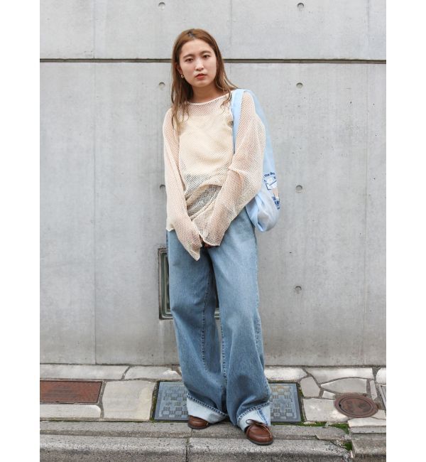 Ungrid「メッシュロングスリーブTee」|Tシャツ・カットソー|