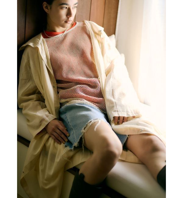 Ungrid「メッシュロングスリーブTee」|Tシャツ・カットソー|