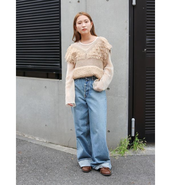 Ungrid「メッシュロングスリーブTee」|Tシャツ・カットソー|