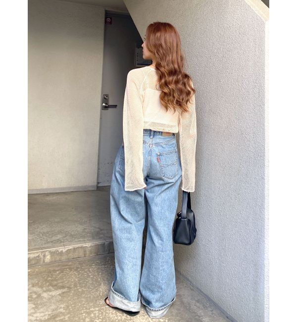 Ungrid「メッシュロングスリーブTee」|Tシャツ・カットソー|