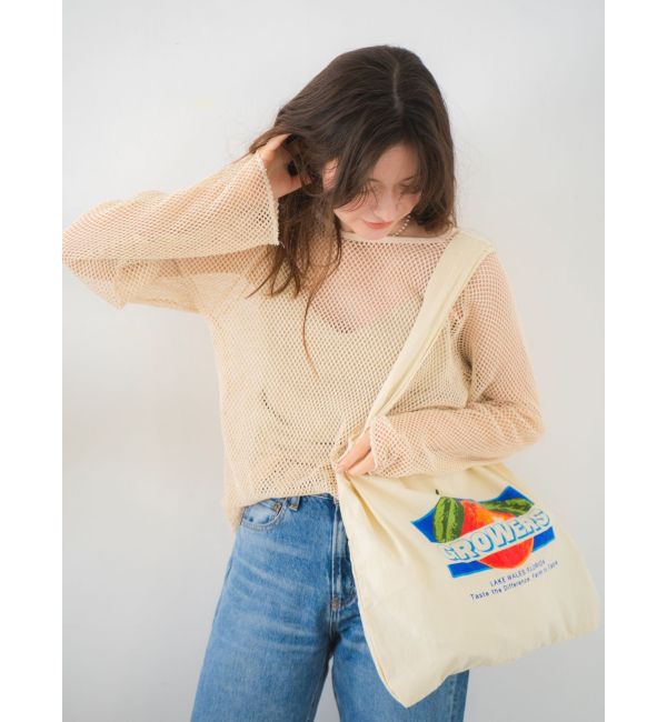 Ungrid「メッシュロングスリーブTee」|Tシャツ・カットソー|