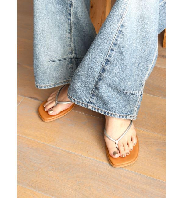 Ungrid「フラットサンダル」|サンダル|シルバー