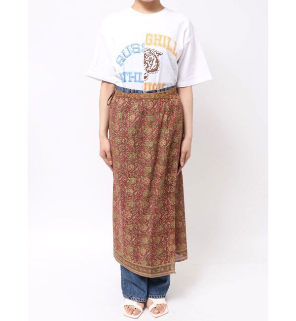 Ungrid「サラサ柄ラップスカート」|スカート|