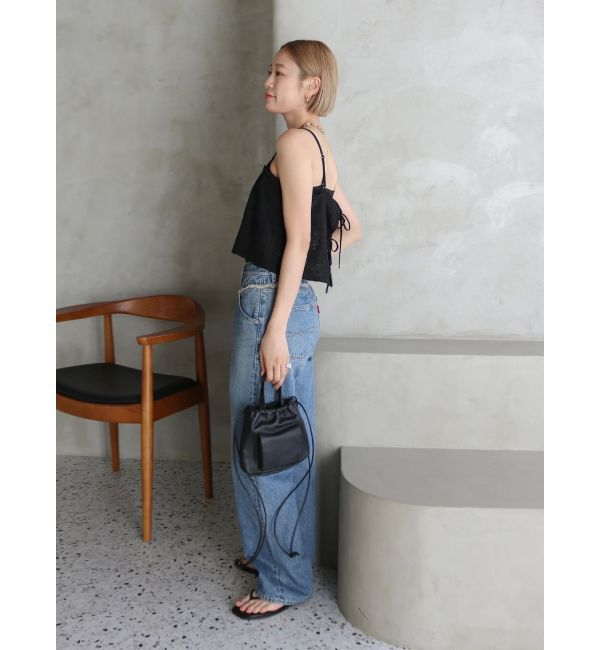 Ungrid「テープ刺繍キャミソール」|キャミソール|