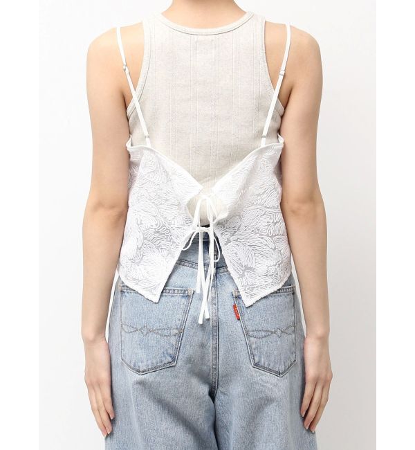 Ungrid「テープ刺繍キャミソール」|キャミソール|