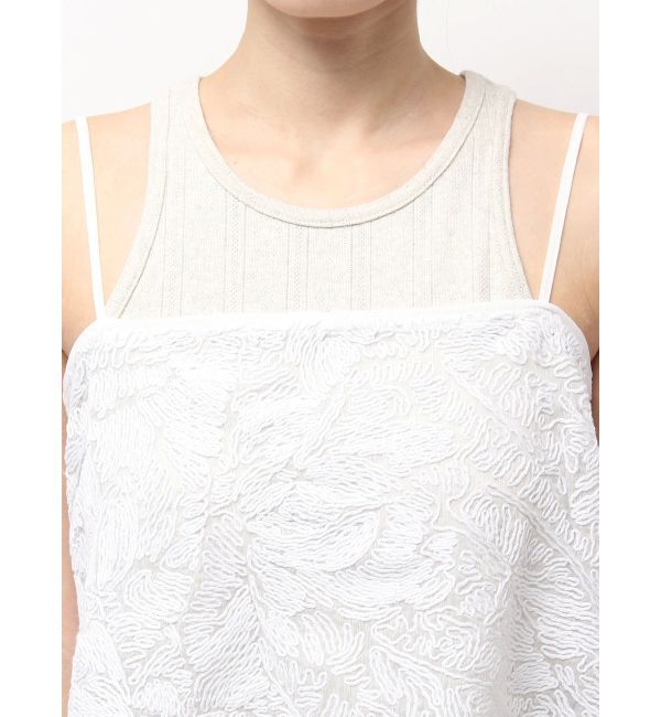 Ungrid「テープ刺繍キャミソール」|キャミソール|