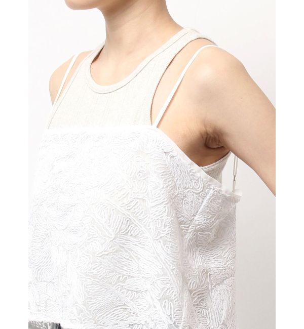 Ungrid「テープ刺繍キャミソール」|キャミソール|