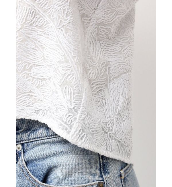 Ungrid「テープ刺繍キャミソール」|キャミソール|