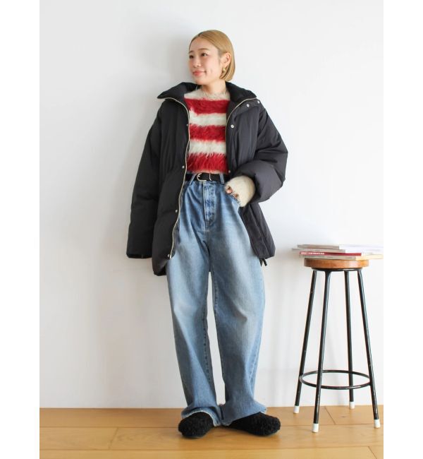 Ungrid「シャギーボーダールーズニット」|ニット・セーター|