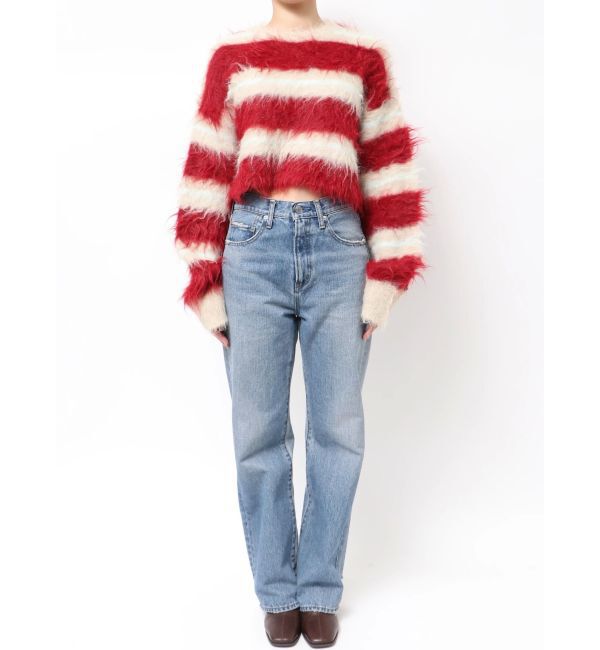 Ungrid「シャギーボーダールーズニット」|ニット・セーター|