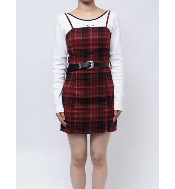 EVRIS「チェックミニワンピース」|ワンピース|