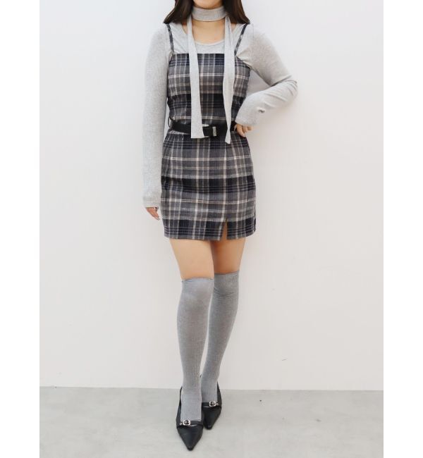 EVRIS「チェックミニワンピース」|ワンピース|