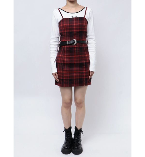 EVRIS「チェックミニワンピース」|ワンピース|