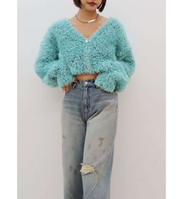 EVRIS「グランジルーズワイドデニムパンツ」|デニム|