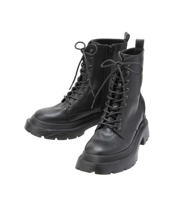 EVRIS「レースアップワークブーツ」|ショートブーツ|