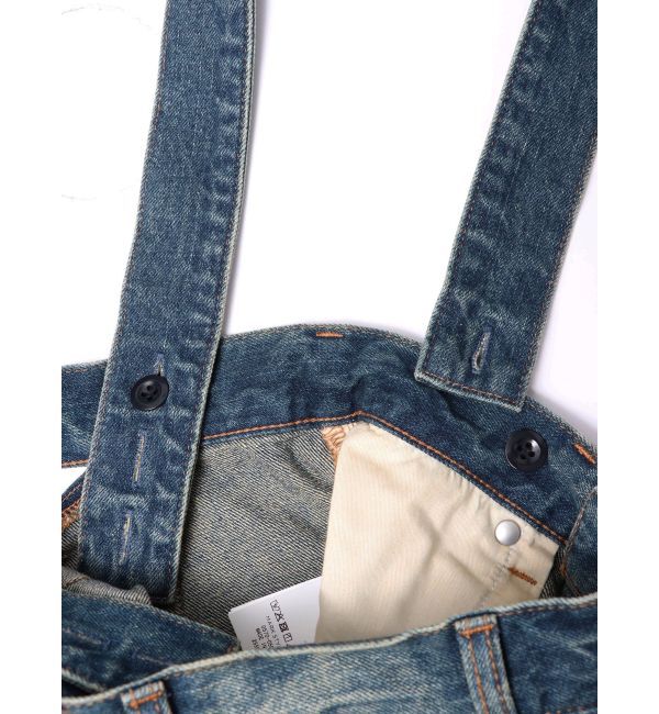 EVRIS「2WAYサロペットワイドデニムパンツ」|デニム|