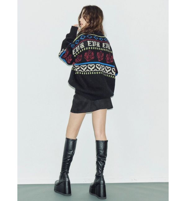 EVRIS「ダブルバックルベルトミニスカート」|スカート|