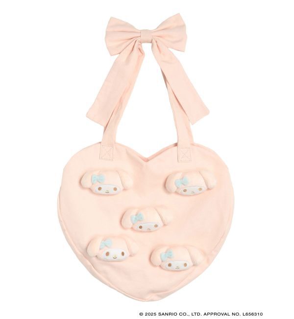 merry jenny「【メロクロコラボ】My Melody heart tote bag(PINK)」|トートバッグ|