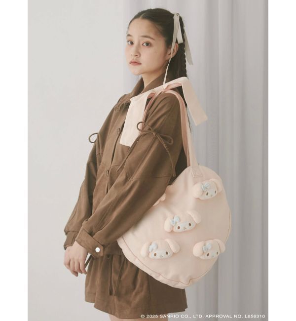 merry jenny「【メロクロコラボ】My Melody heart tote bag(PINK)」|トートバッグ|