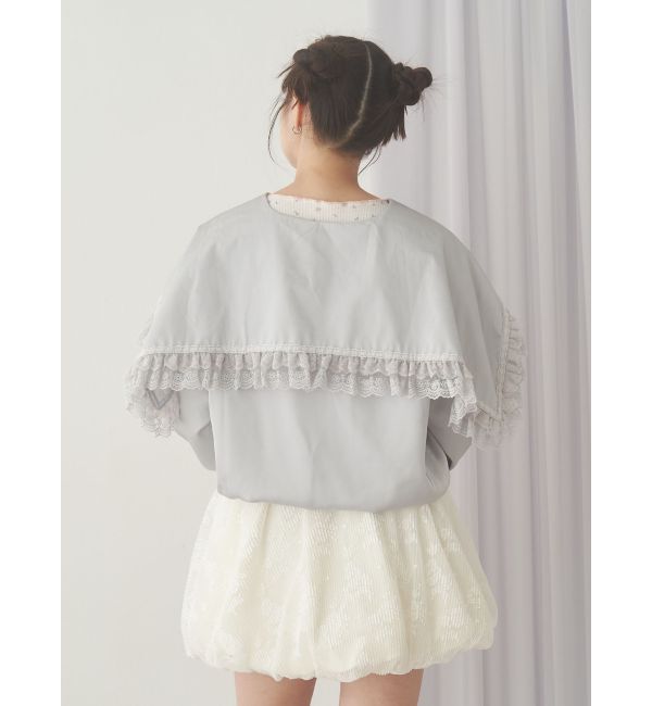 merry jenny「ribbonセーラーサテンブルゾン」|ブルゾン・スタジャン|