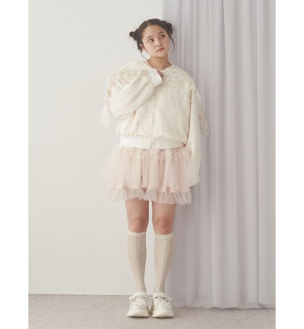 merry jenny「ribbonセーラーサテンブルゾン」|ブルゾン・スタジャン|