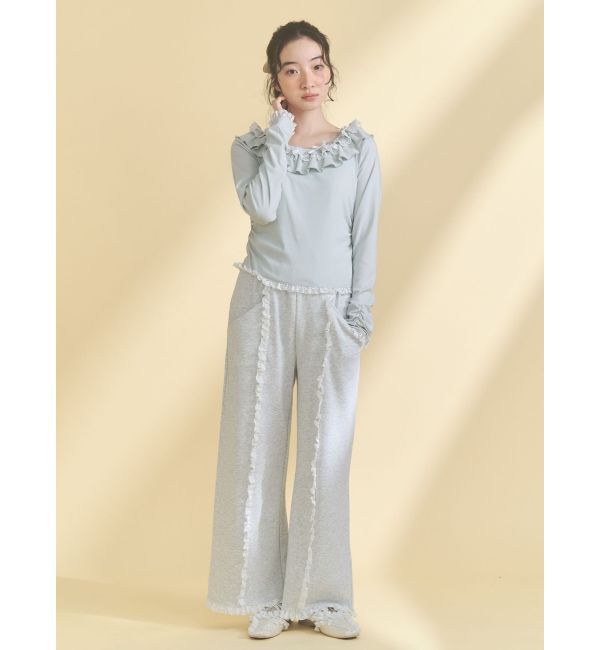 merry jenny「フリルデコラティブバレエシューズ」|バレエシューズ|