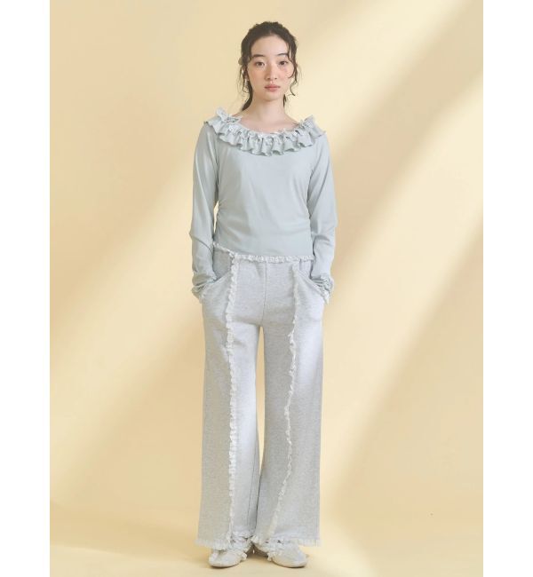 merry jenny「フリルデコラティブバレエシューズ」|バレエシューズ|