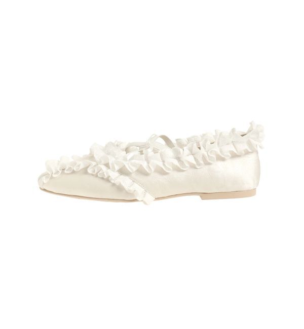 merry jenny「フリルデコラティブバレエシューズ」|バレエシューズ|