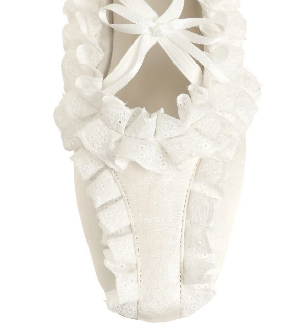 merry jenny「フリルデコラティブバレエシューズ」|バレエシューズ|