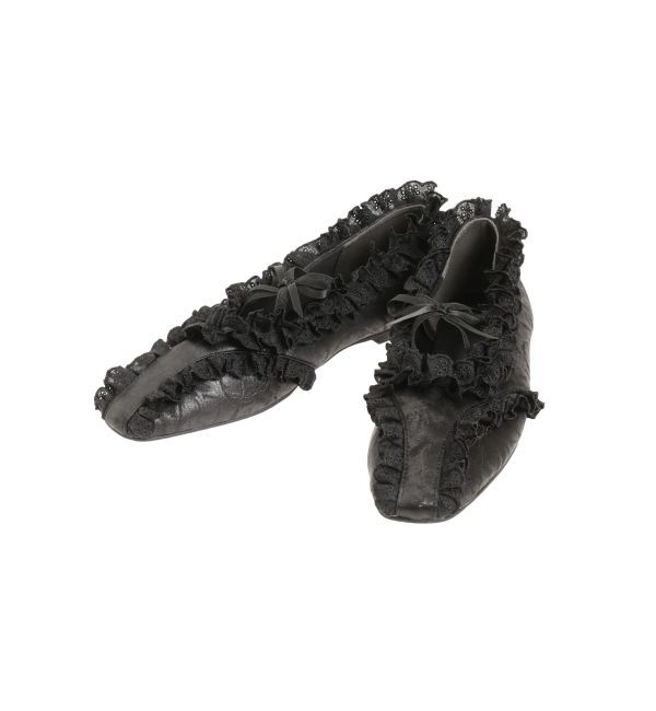 merry jenny「フリルデコラティブバレエシューズ」|バレエシューズ|