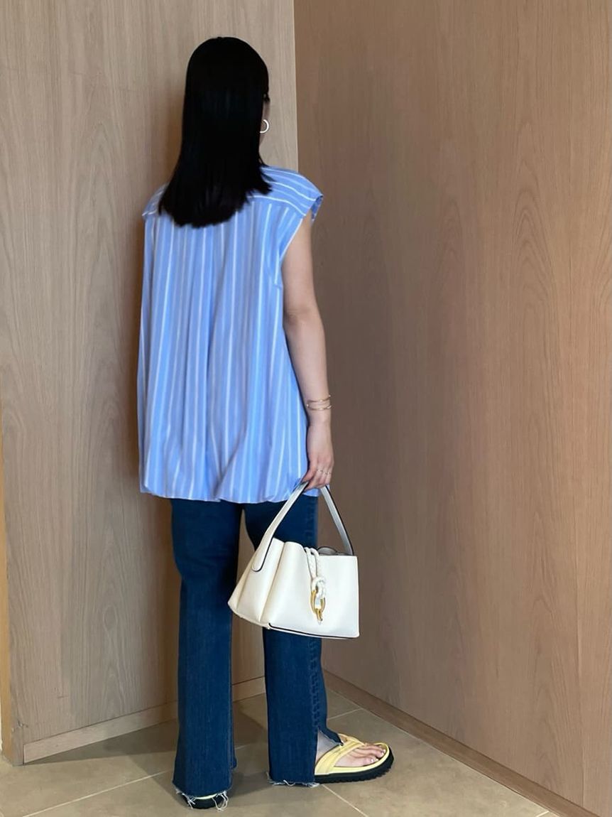 Mila Owen「バルーンヘムノースリシャツ」|シャツ・ブラウス|