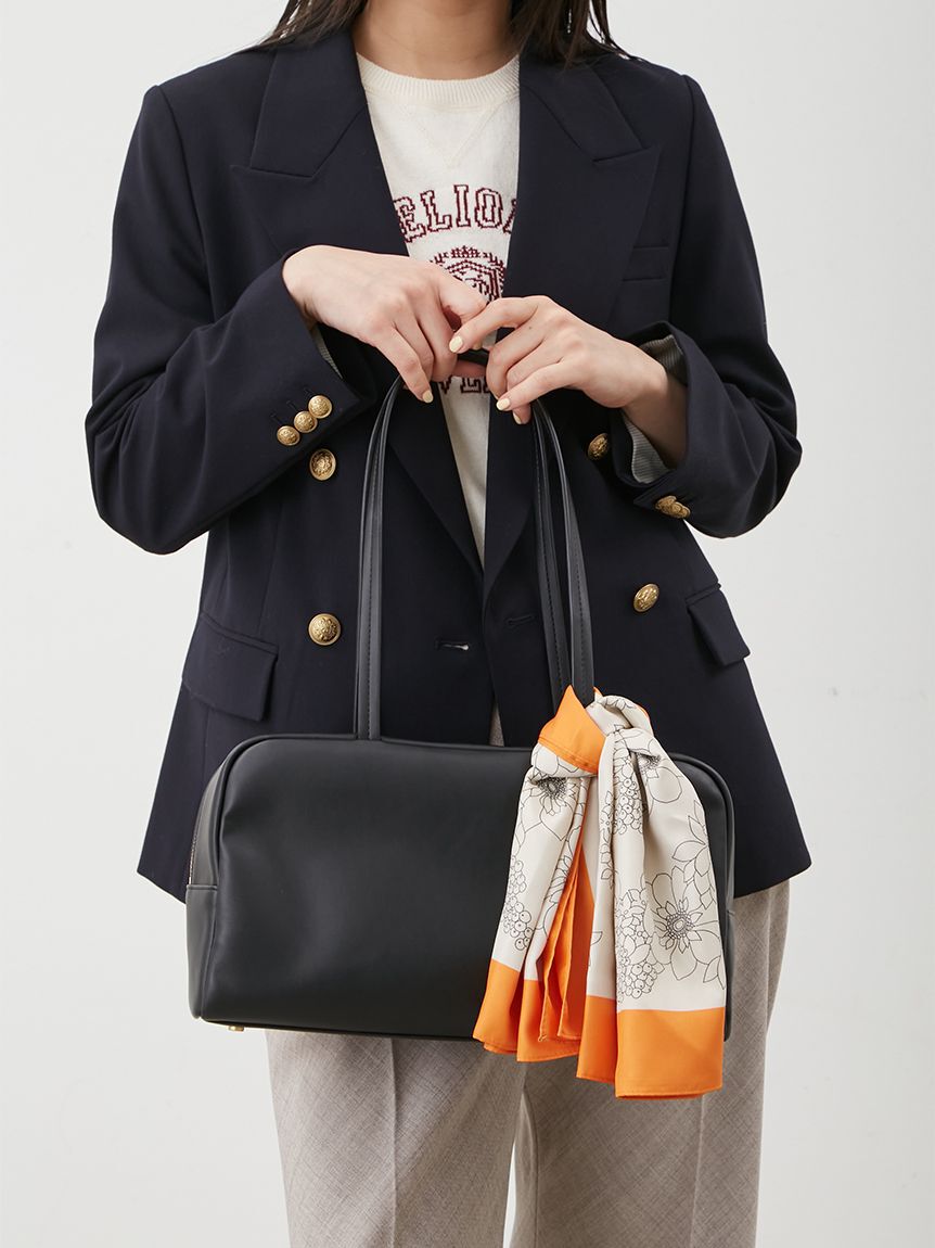 Mila Owen「フラワー柄リバーシブルスカーフ」|バンダナ・スカーフ|