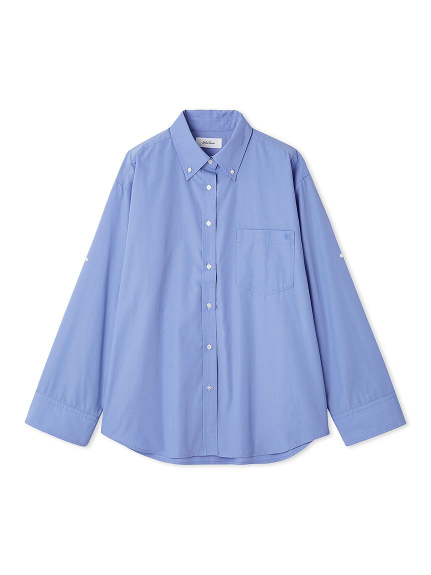 Mila Owen「タブスリーブ釦ダウンシャツ」|シャツ・ブラウス|