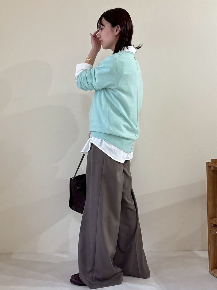 Mila Owen「タブスリーブ釦ダウンシャツ」|シャツ・ブラウス|